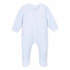 Baby Boys Blue Ribbed Babygrow, 2, hi-res