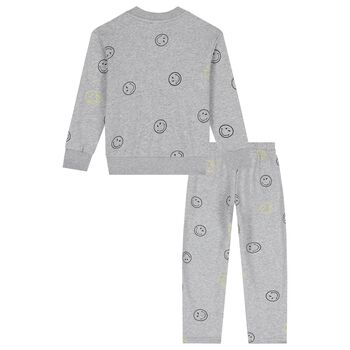 Grey Smiley Logo Tracksuit