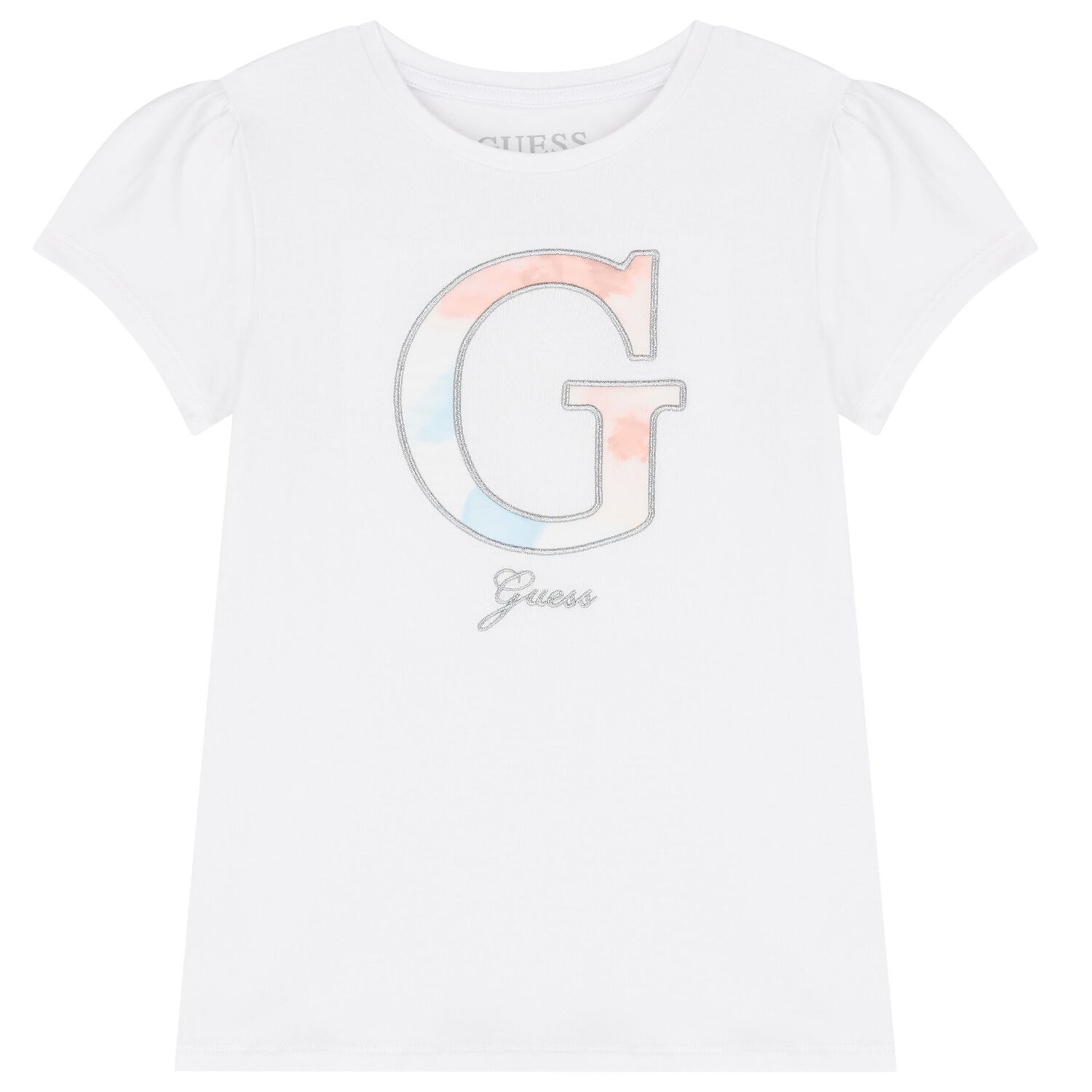 Girls White & Pink Chiffon Skirt Set, 1, hi-res image number null