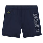 Boys Navy Logo Short, 1, hi-res