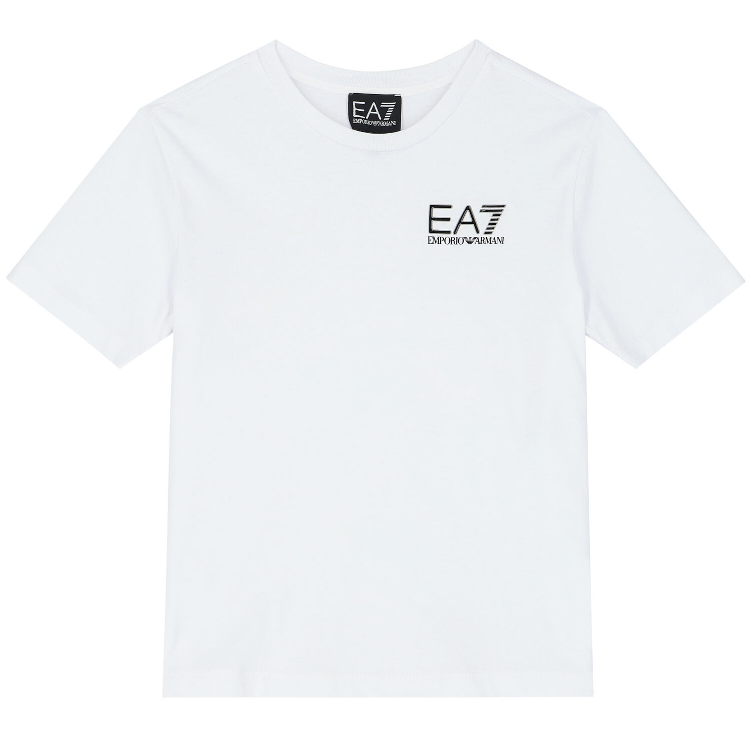 Boys White Logo T-Shirt, 3, hi-res image number null