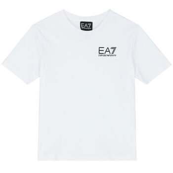 Boys White Logo T-Shirt