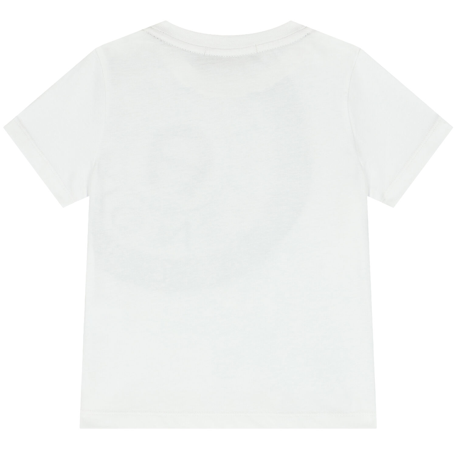 Younger Boys White Logo T-Shirt, 2, hi-res