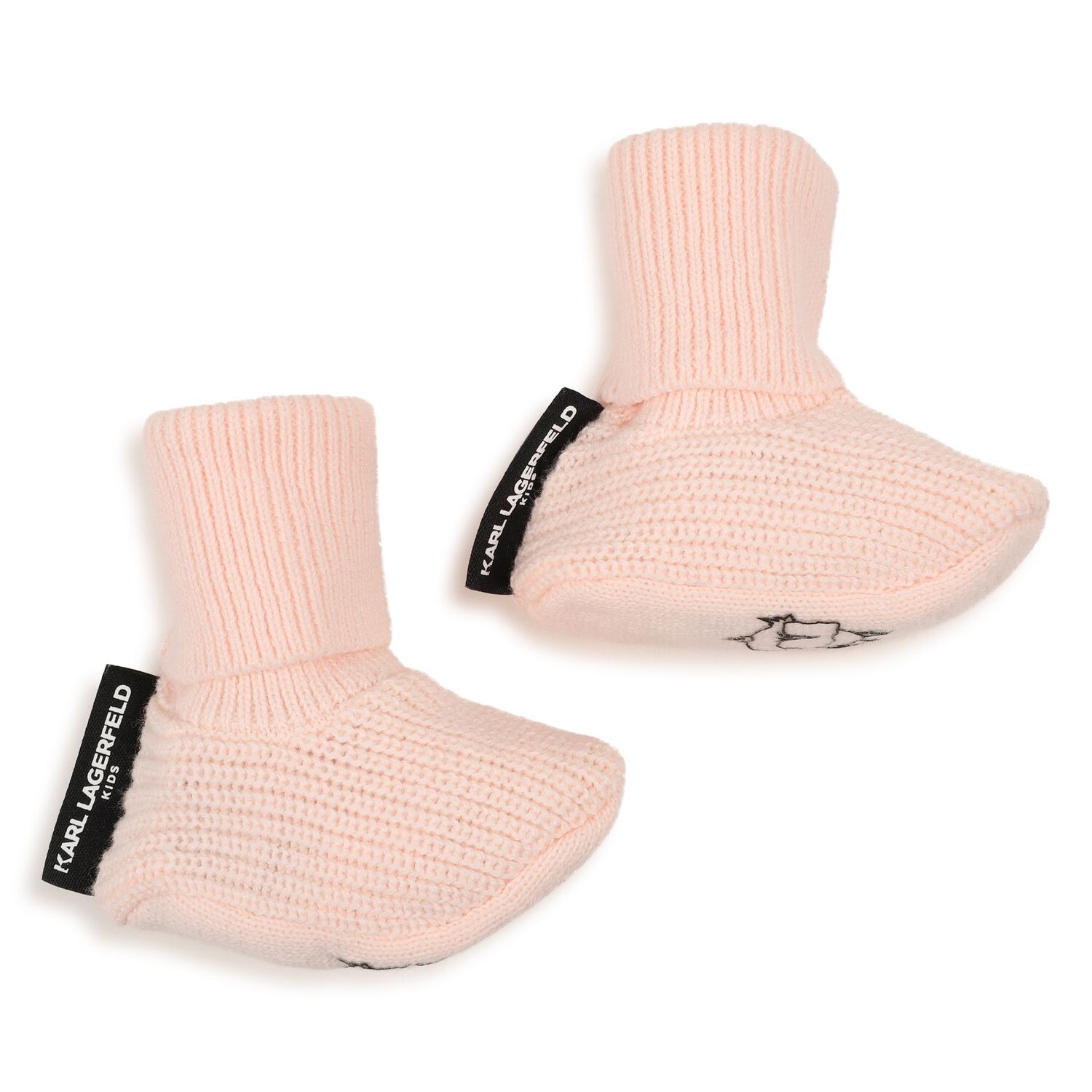 Baby Girls Pink Hat & Bootie Choupette Gift Set, 1, hi-res