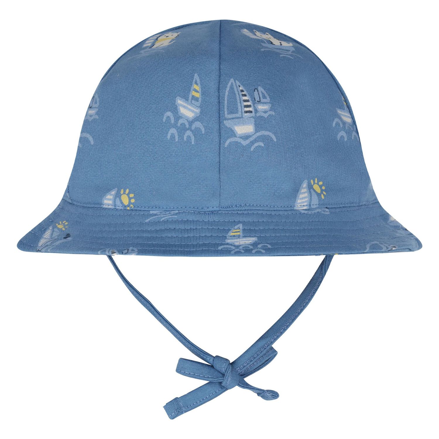 Younger Boys White & Blue Shorts Set, 1, hi-res