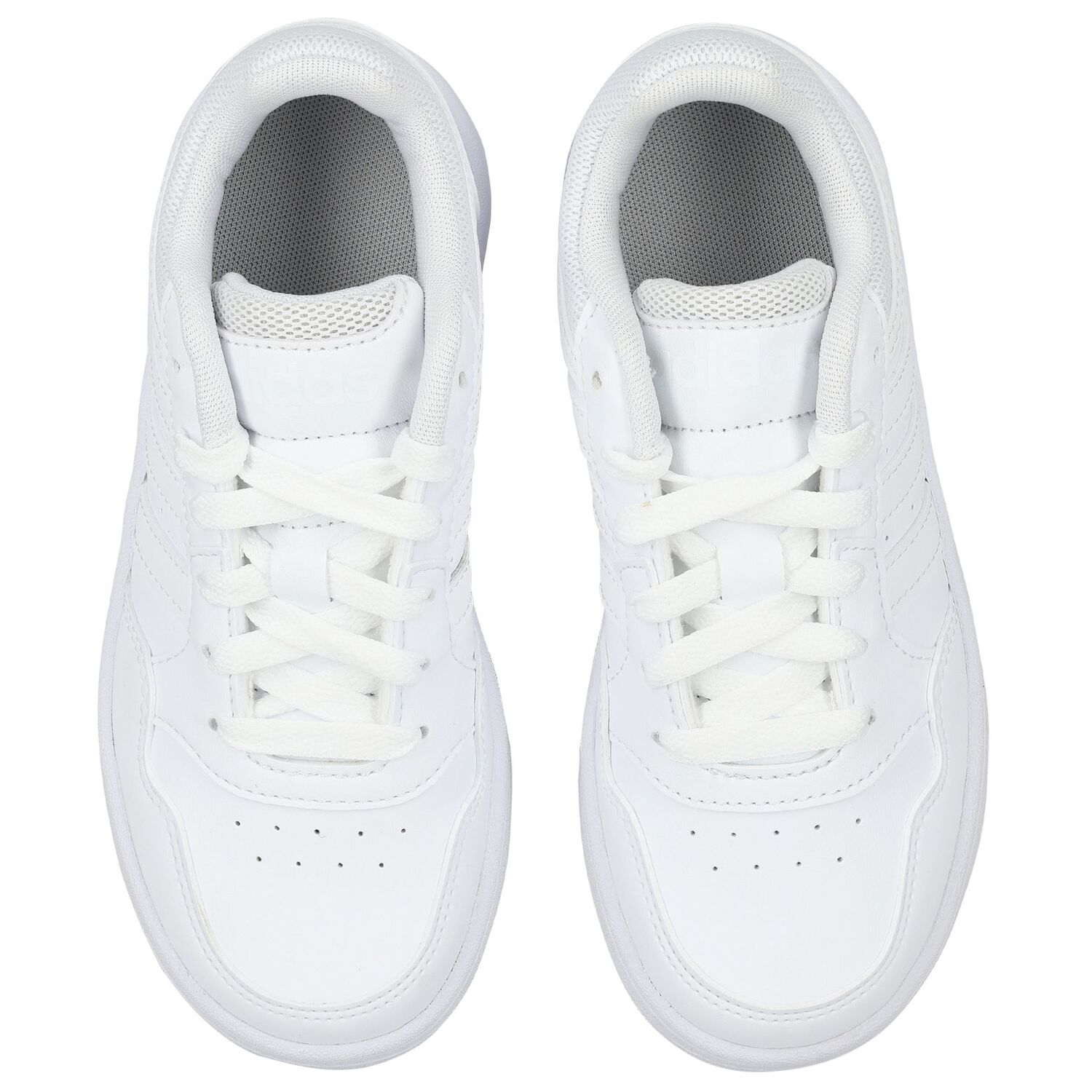 White Hoops 3.0 Logo Trainers, 2, hi-res