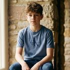 Boys Blue Logo T-Shirt, 1, hi-res