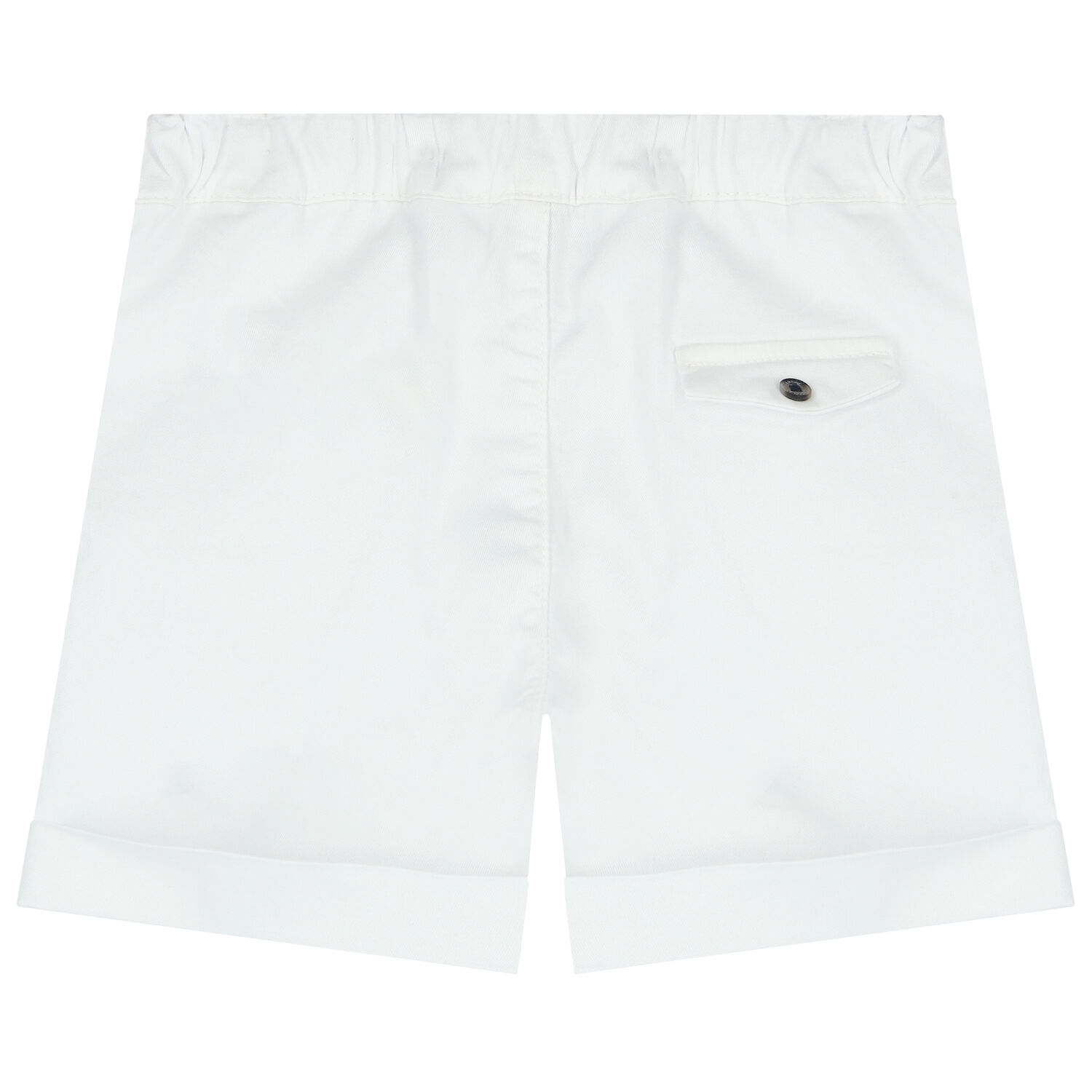 Younger Boys White Shorts, 2, hi-res