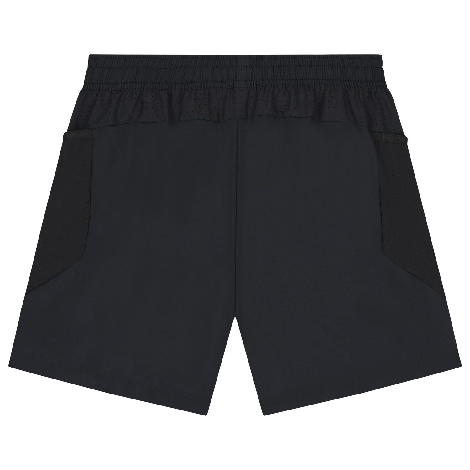 Boys Black Logo Shorts, 1, hi-res