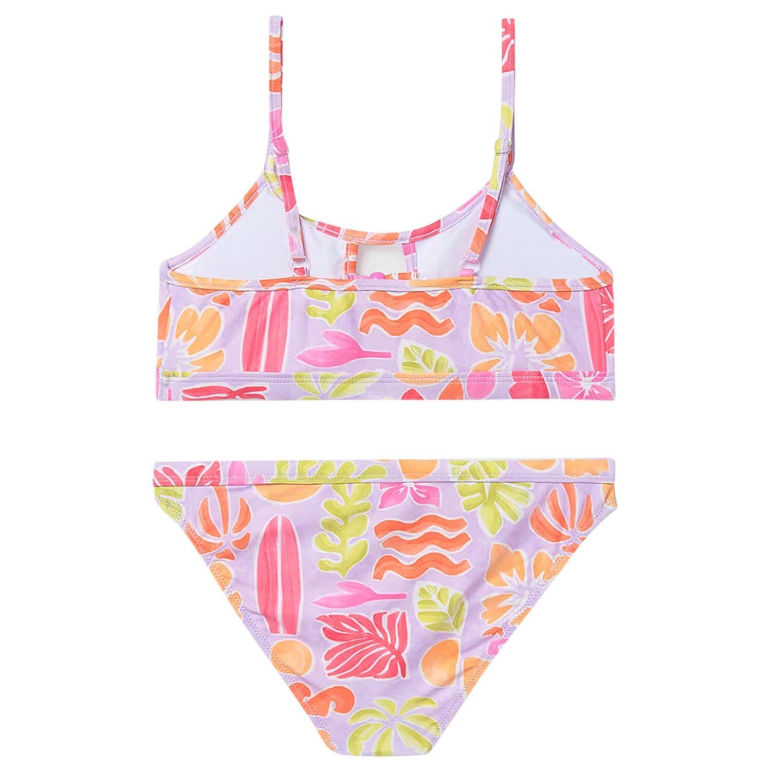 Girls Lilac Abstract Bikini, 1, hi-res