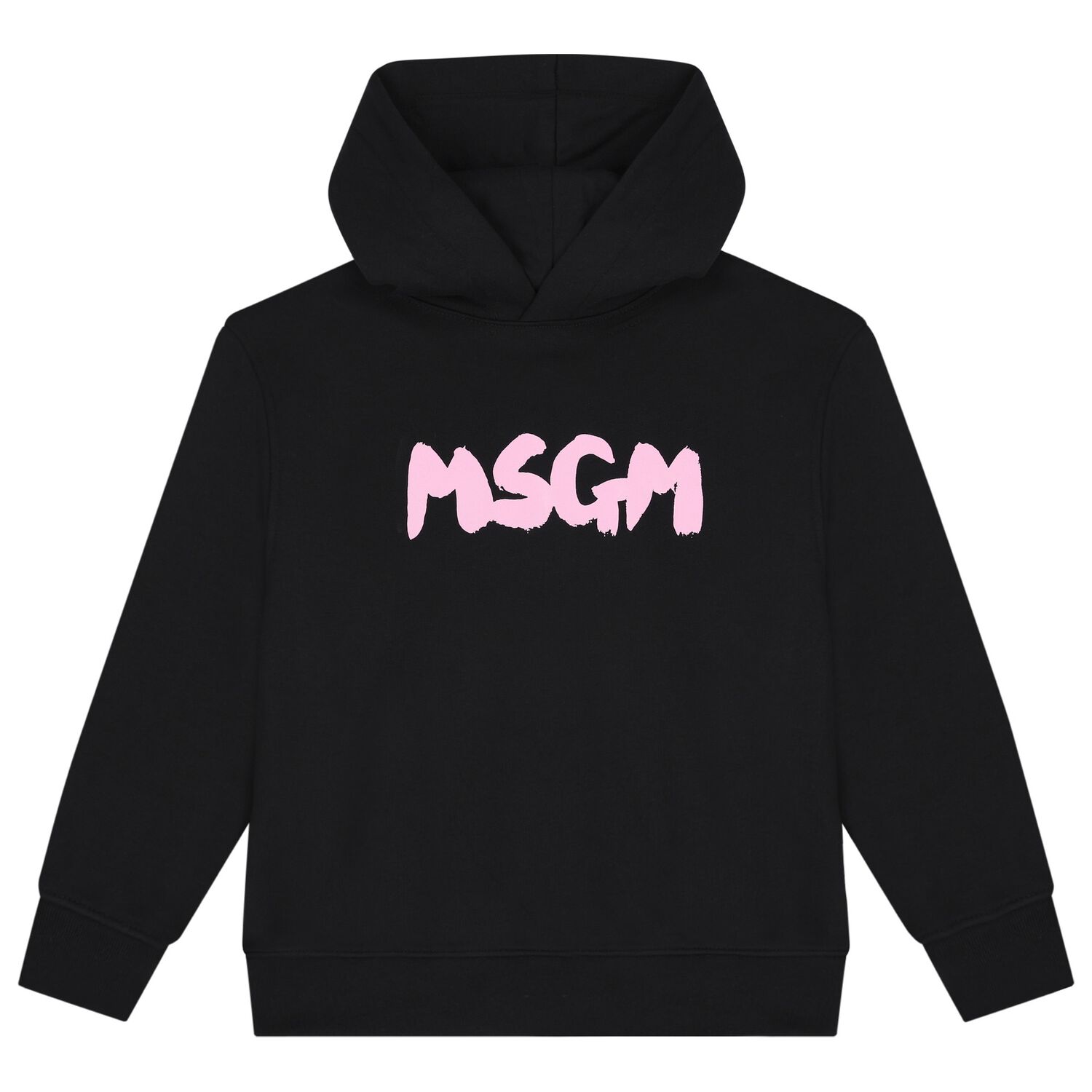 Black Logo Hooded Top, 3, hi-res