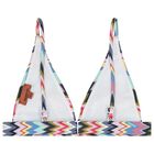 Girls Multi-Coloured Zigzag Print Bikini, 1, hi-res