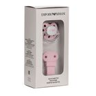Baby Girls Pink Dummy & Clip Set, 2, hi-res