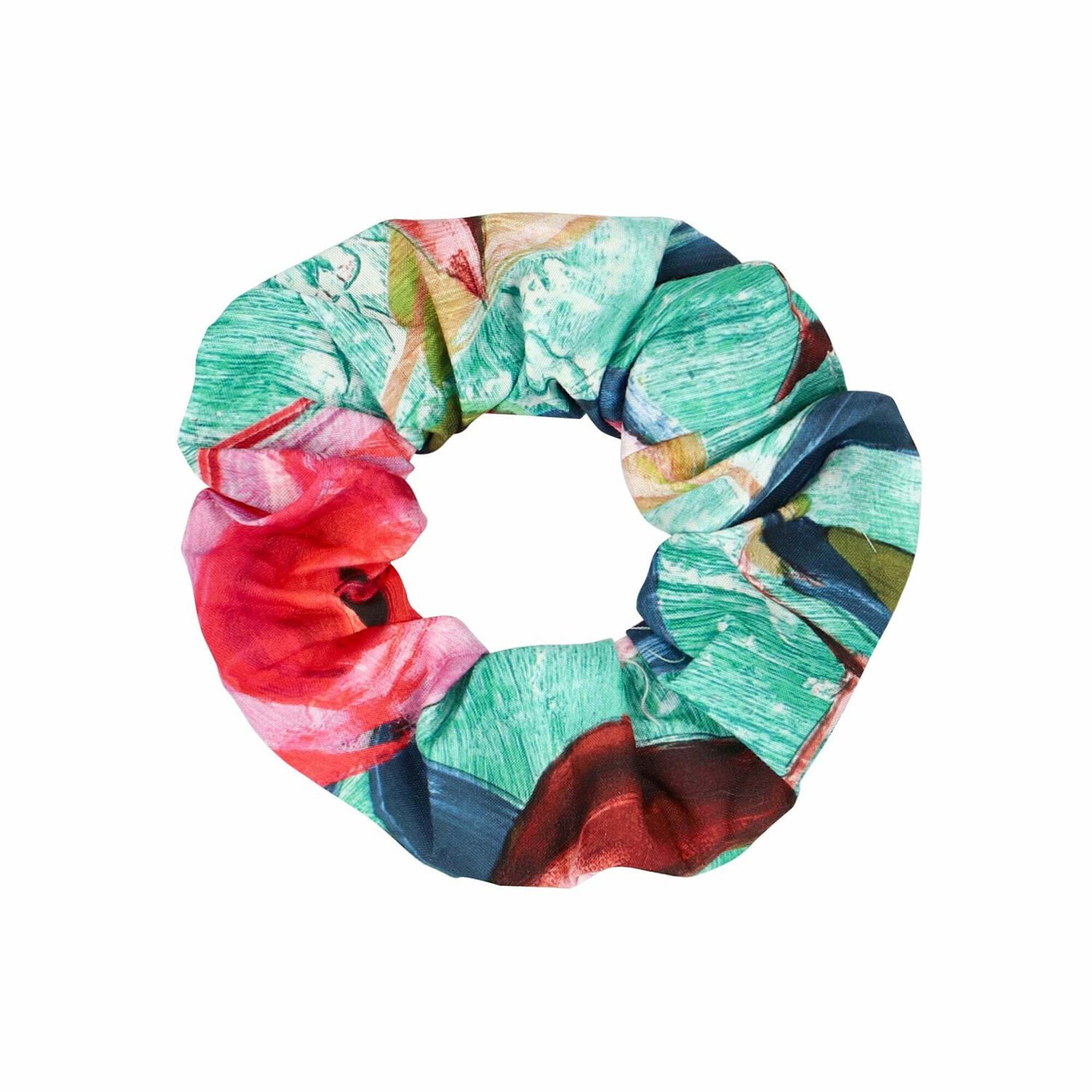 Girls Green & Pink Floral Headband , 1, hi-res image number null