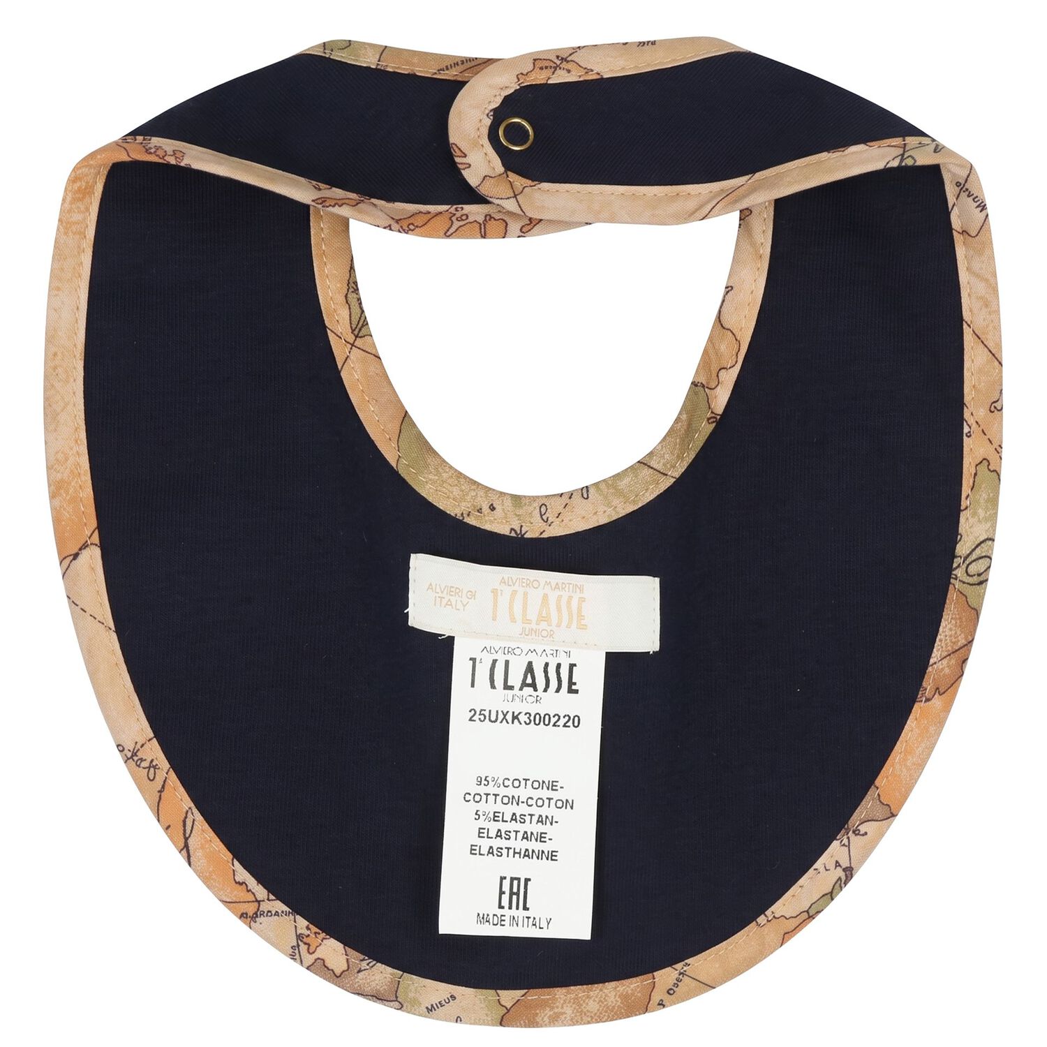 Baby Boys Navy Blue & Beige Geo Map Babygrow Gift Set, 2, hi-res