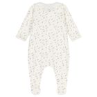 Baby Girls Ivory Floral Babygrow, 1, hi-res