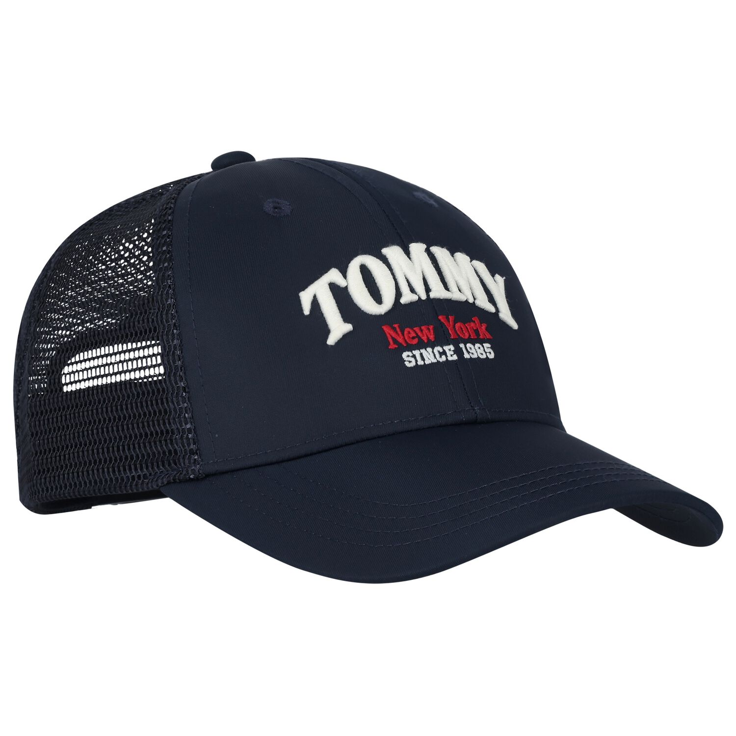 Boys Navy Blue Logo Cap, 1, hi-res