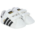White Superstar Crib Pre Walker Shoes, 1, hi-res