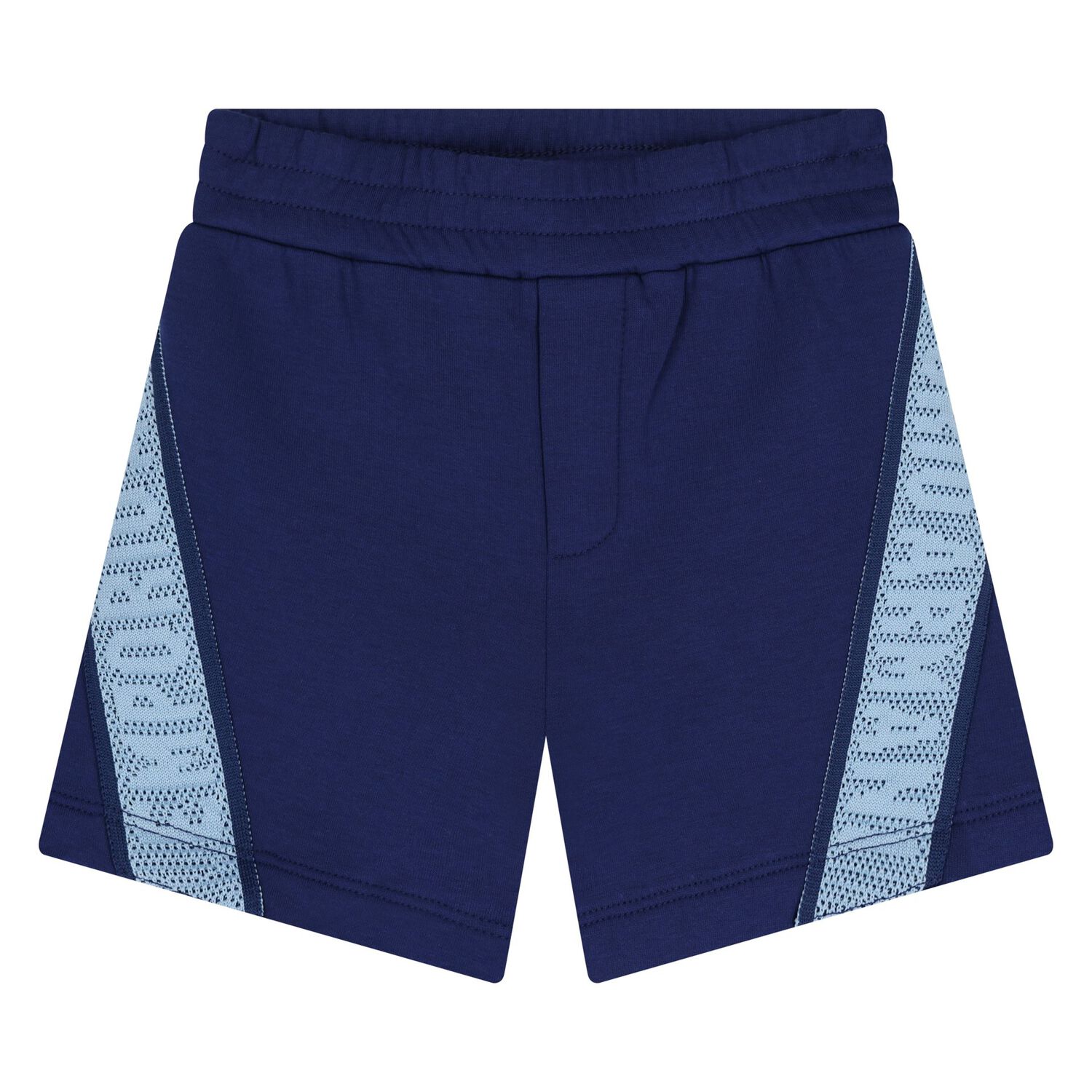Younger Boys Blue Logo Shorts Set, 1, hi-res