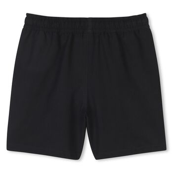 Boys Black Logo Swim Shorts