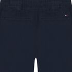 Boys Navy Blue Chino Trousers, 2, hi-res