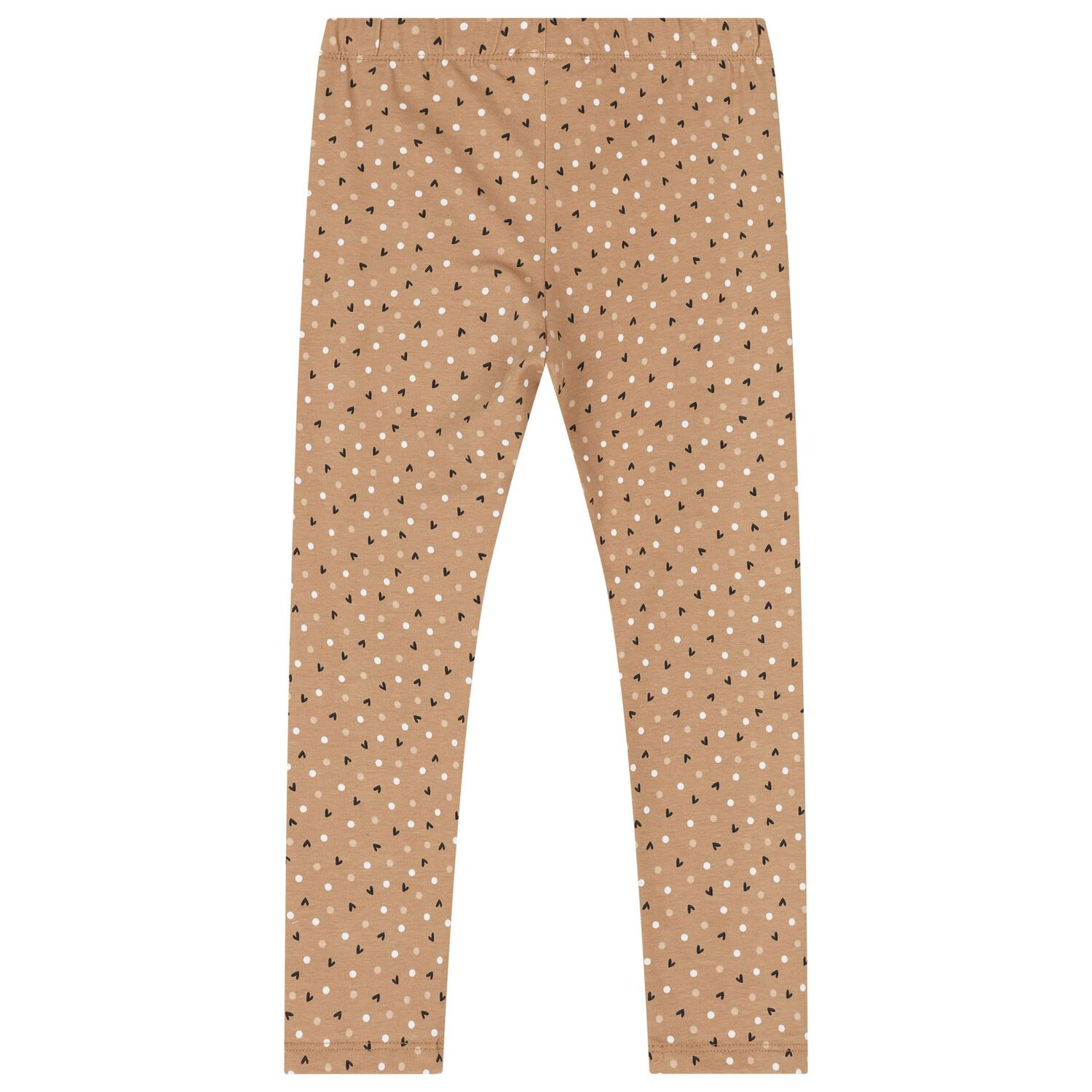 Girls Ivory, Beige & Black Leggings Set, 1, hi-res image number null