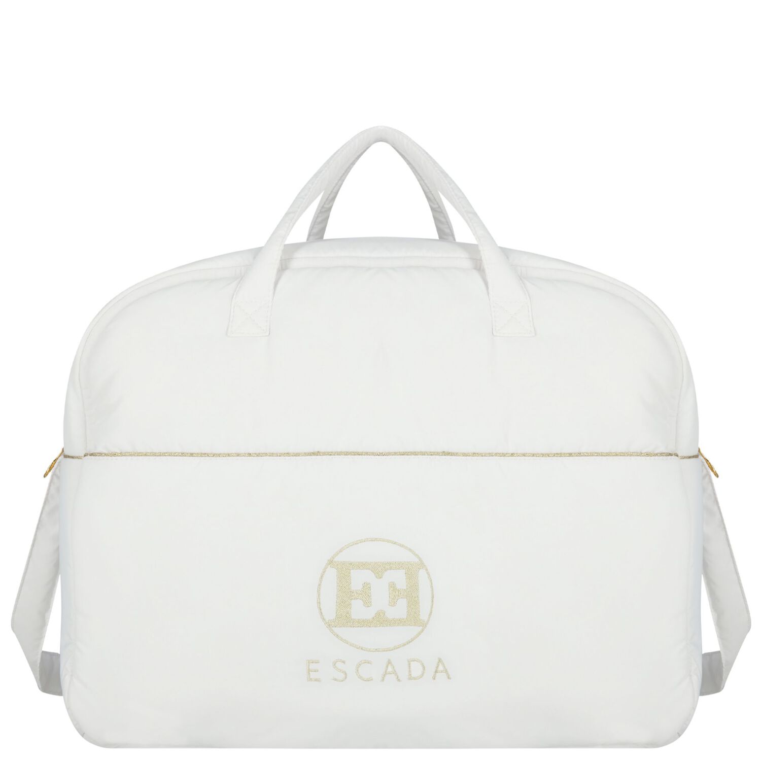 White Logo Baby Changing Bag, 1, hi-res