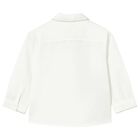 Younger Boys Ivory Shirt, 1, hi-res