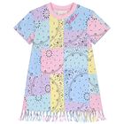 Girls Multi-Coloured Paisley Dress, 1, hi-res