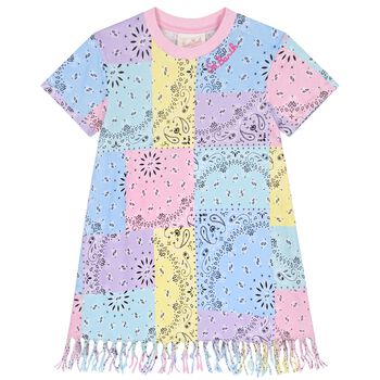 Girls Multi-Coloured Paisley Dress
