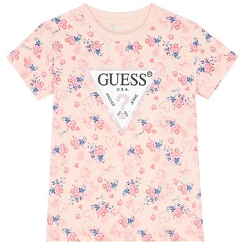 Girls Pink Logo T-Shirt