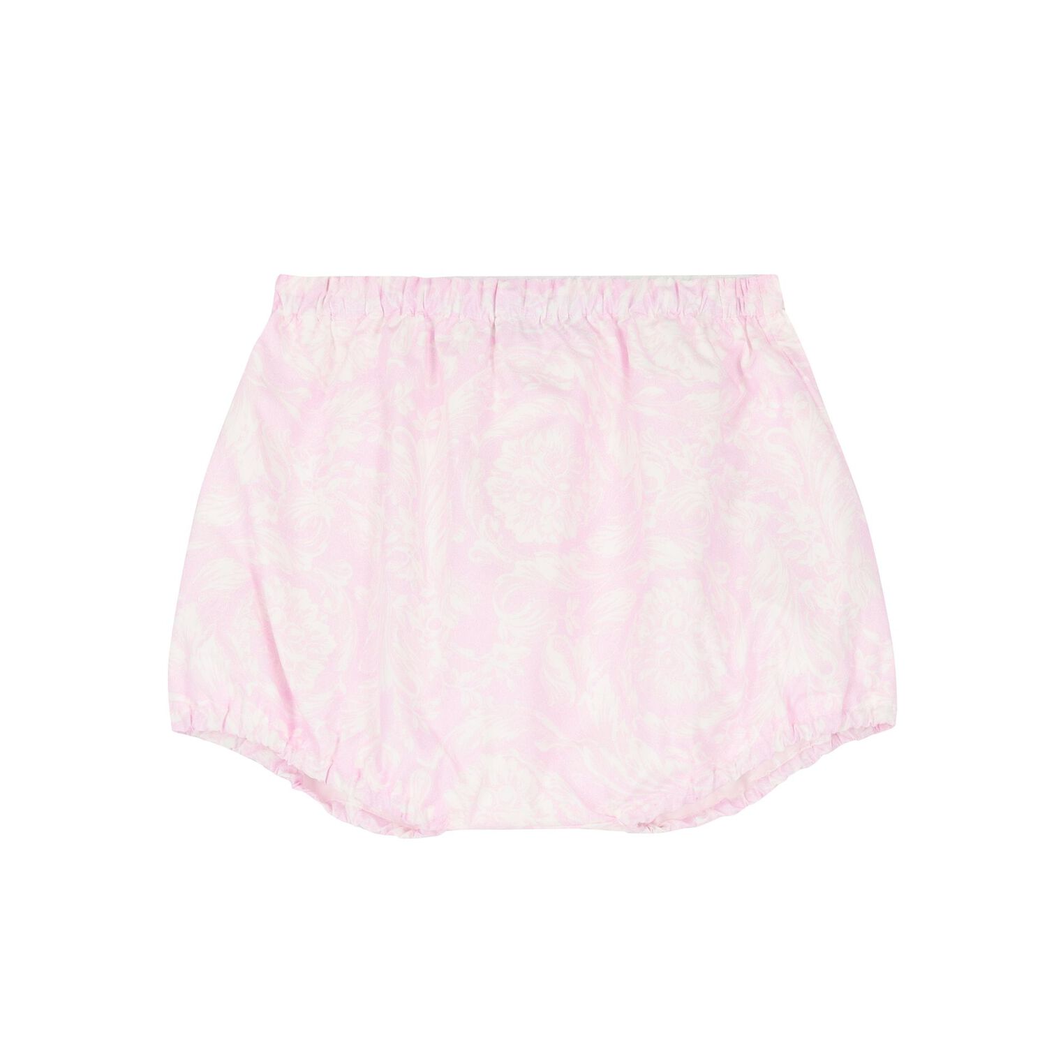 Baby Girls Ivory & Pink Medusa Logo Dress Set, 1, hi-res