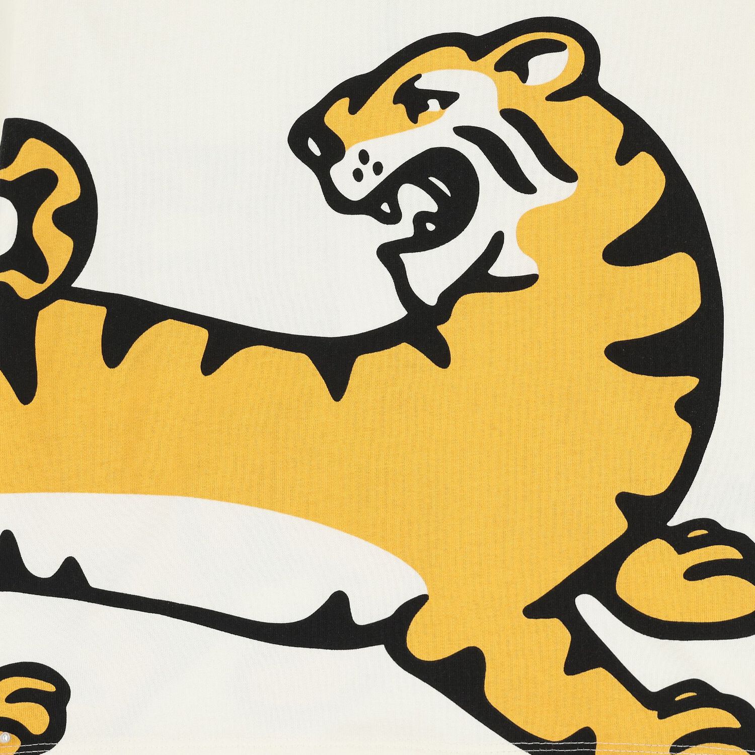 Boys Ivory Tiger Logo T-Shirt, 1, hi-res