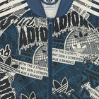 Blue Graphic Logo Zip-Up Top, 1, hi-res