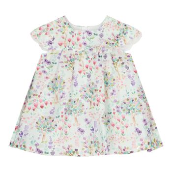 Baby Girls White Floral Dress