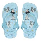 Younger Boys Blue Disney Logo Flip Flops, 4, hi-res