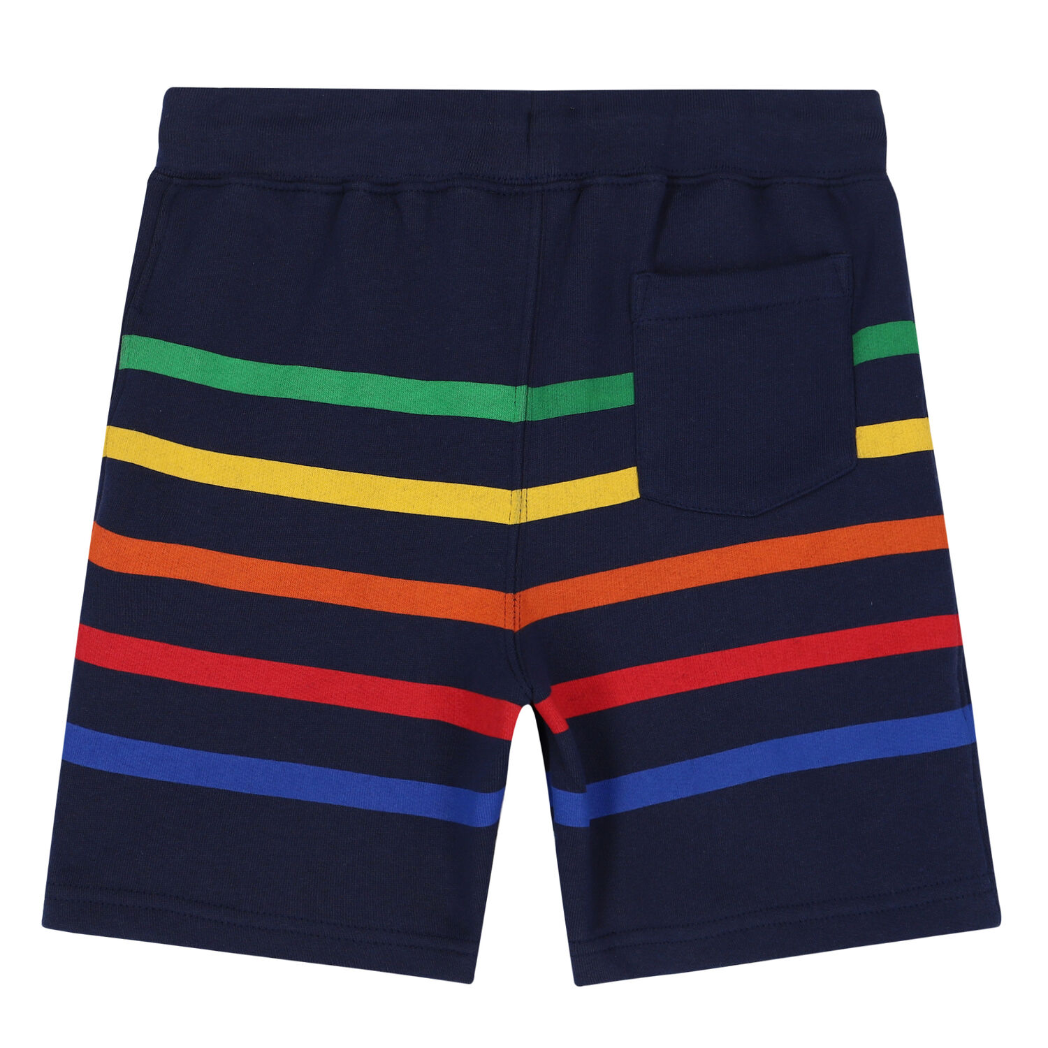 Boys Navy Striped Shorts, 1, hi-res image number null