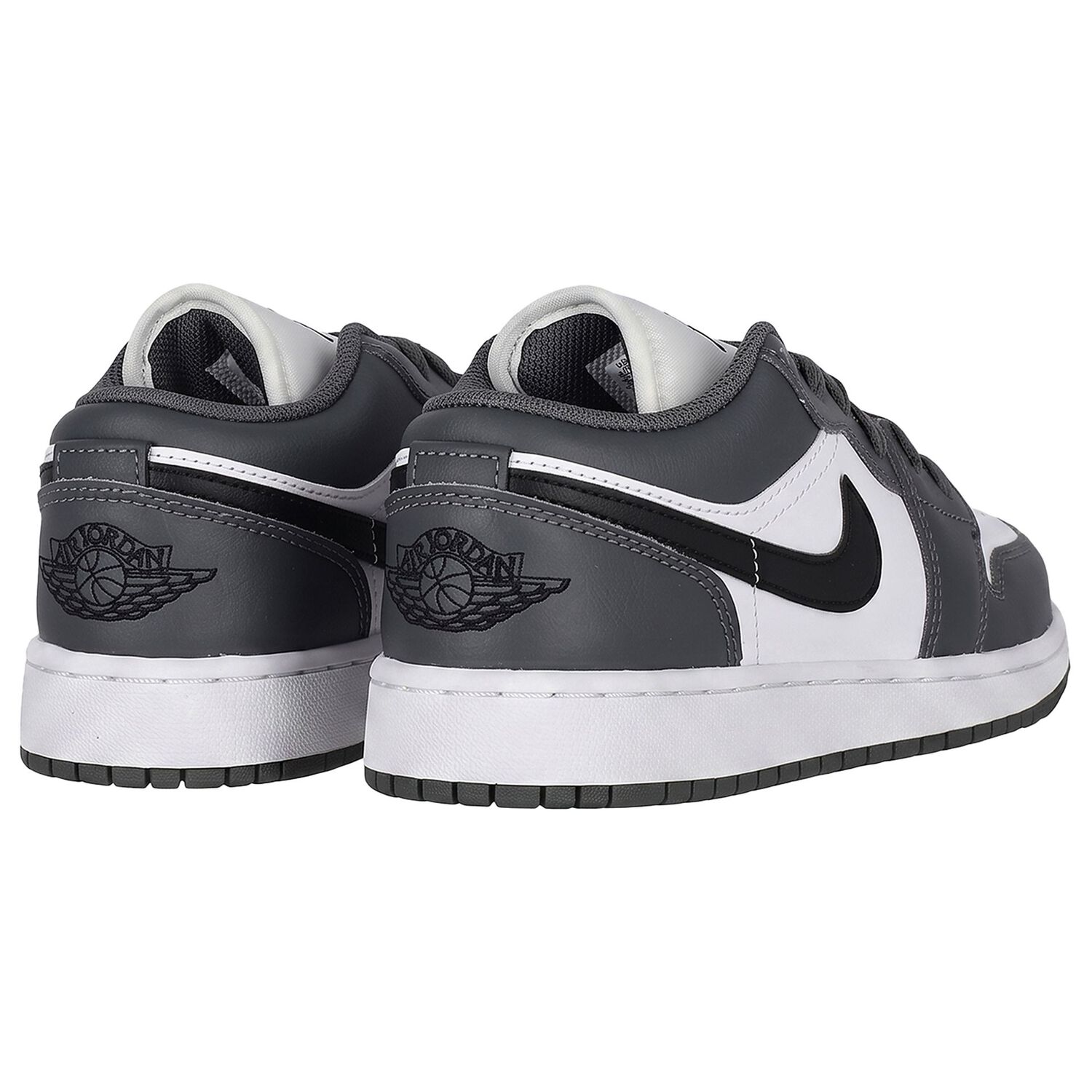 Grey & White Air Jordan 1 Low Trainers, 12, hi-res