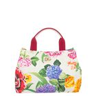 Girls White Floral Tote Bag, 1, hi-res