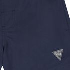 Boys Navy Blue Logo Swim Shorts, 2, hi-res
