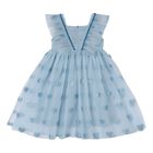 Girls Blue Tulle Dress, 2, hi-res