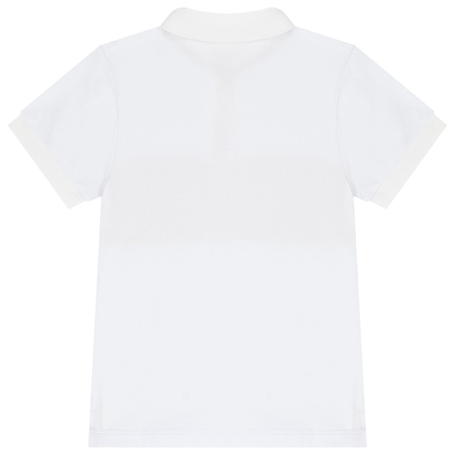 Boys White Geo Map Polo Shirt, 1, hi-res