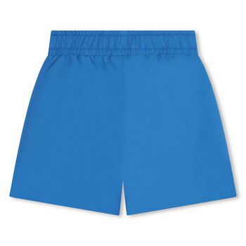 Younger Boys Blue Logo Swim Shorts