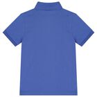 Boys Blue Polo Shirt, 1, hi-res