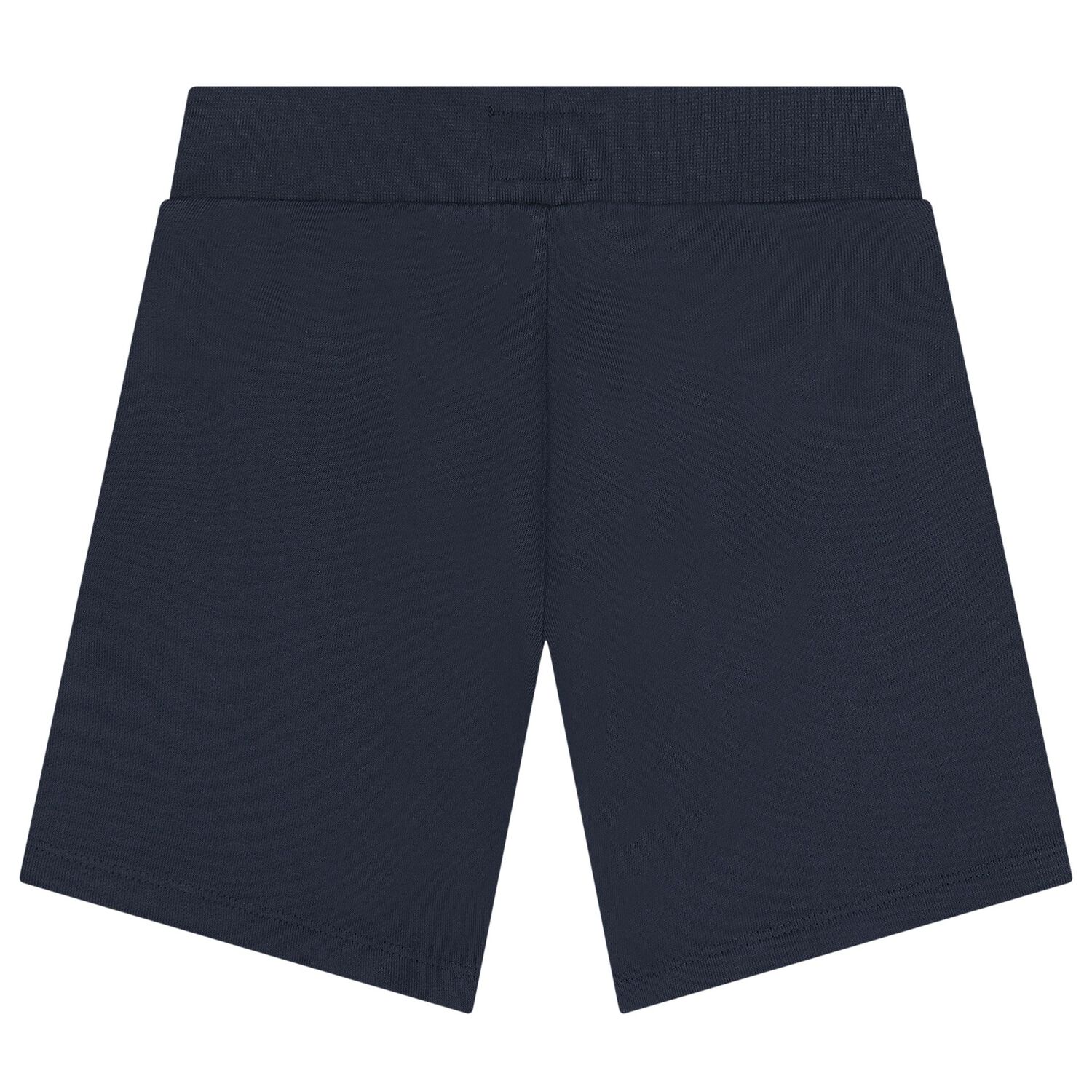 Boys Navy Blue Logo Shorts, 1, hi-res