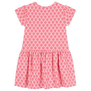 Girls Pink Floral Dress