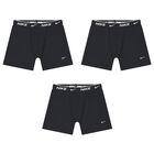 Boys Black Boxer Shorts ( 3-Pack ), 1, hi-res