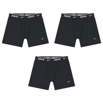 Boys Black Boxer Shorts ( 3-Pack )