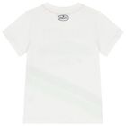 Boys White Logo T-Shirt, 1, hi-res