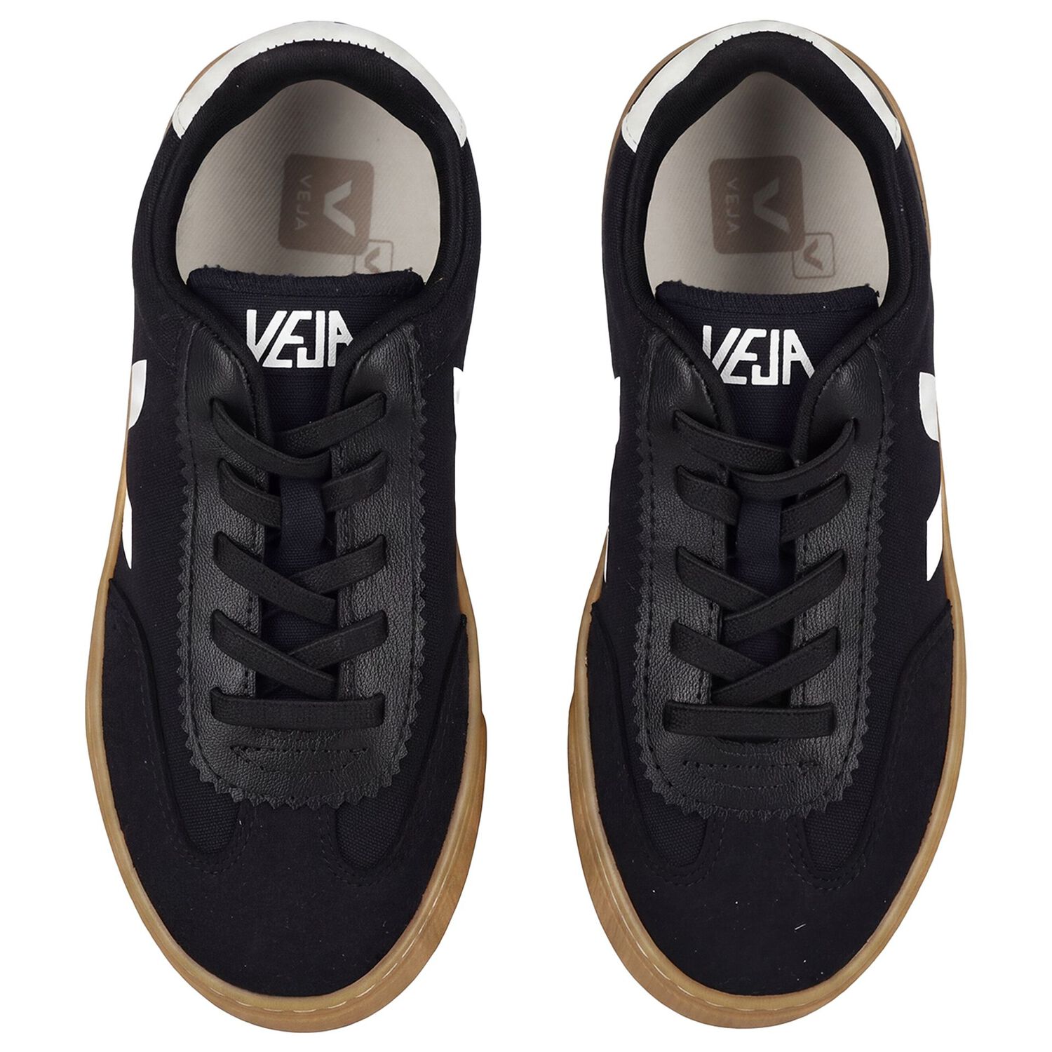 Black Logo Canvas Trainers, 1, hi-res